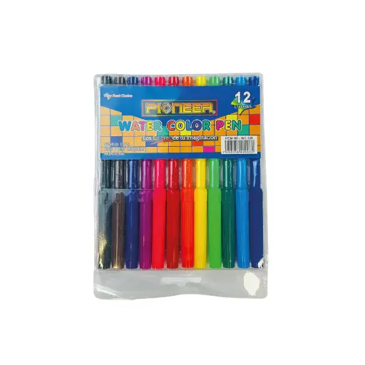 MARCADOR PIONEER, 12 COLORES